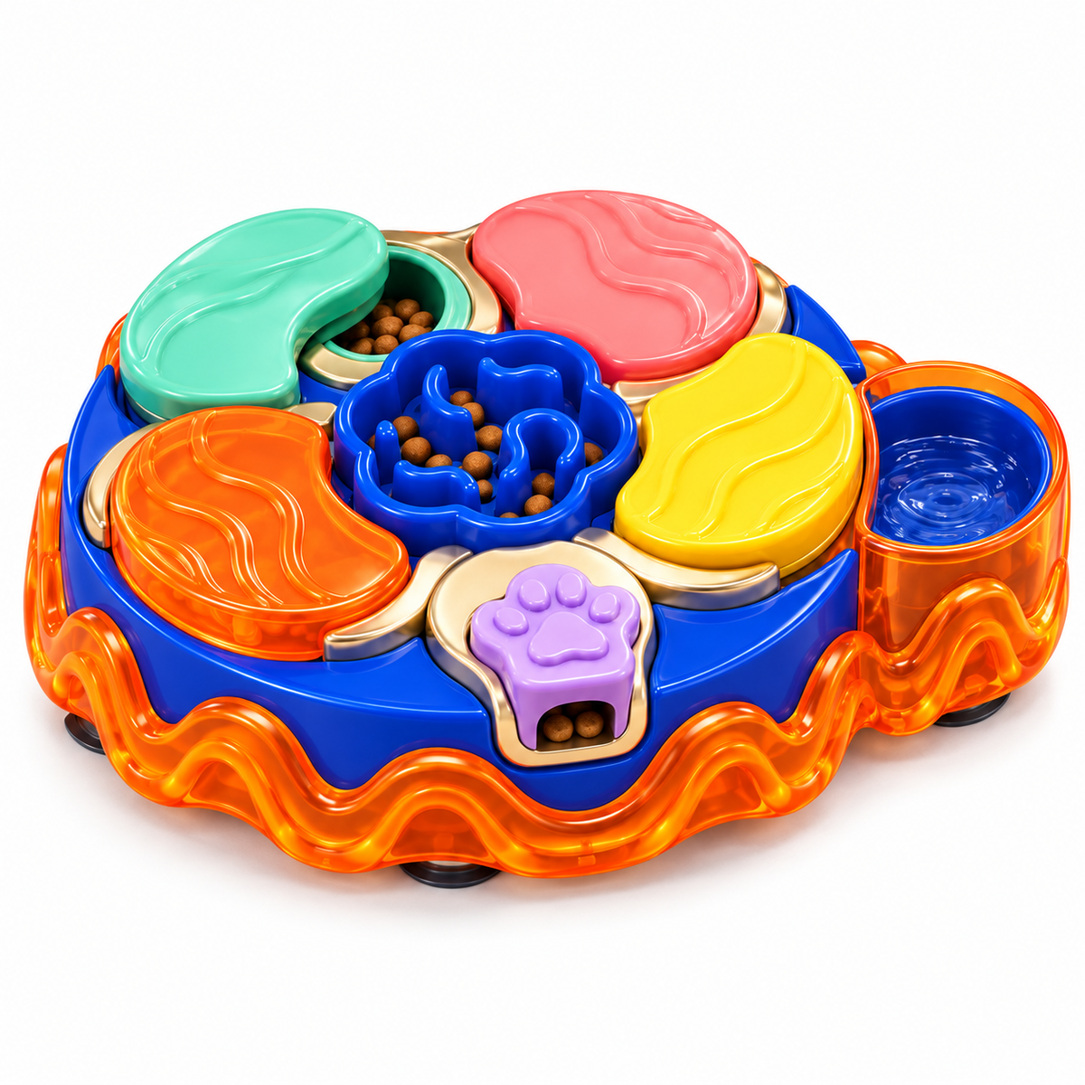 PawBloom Interactive Treat Puzzle &amp; Slow Feeder