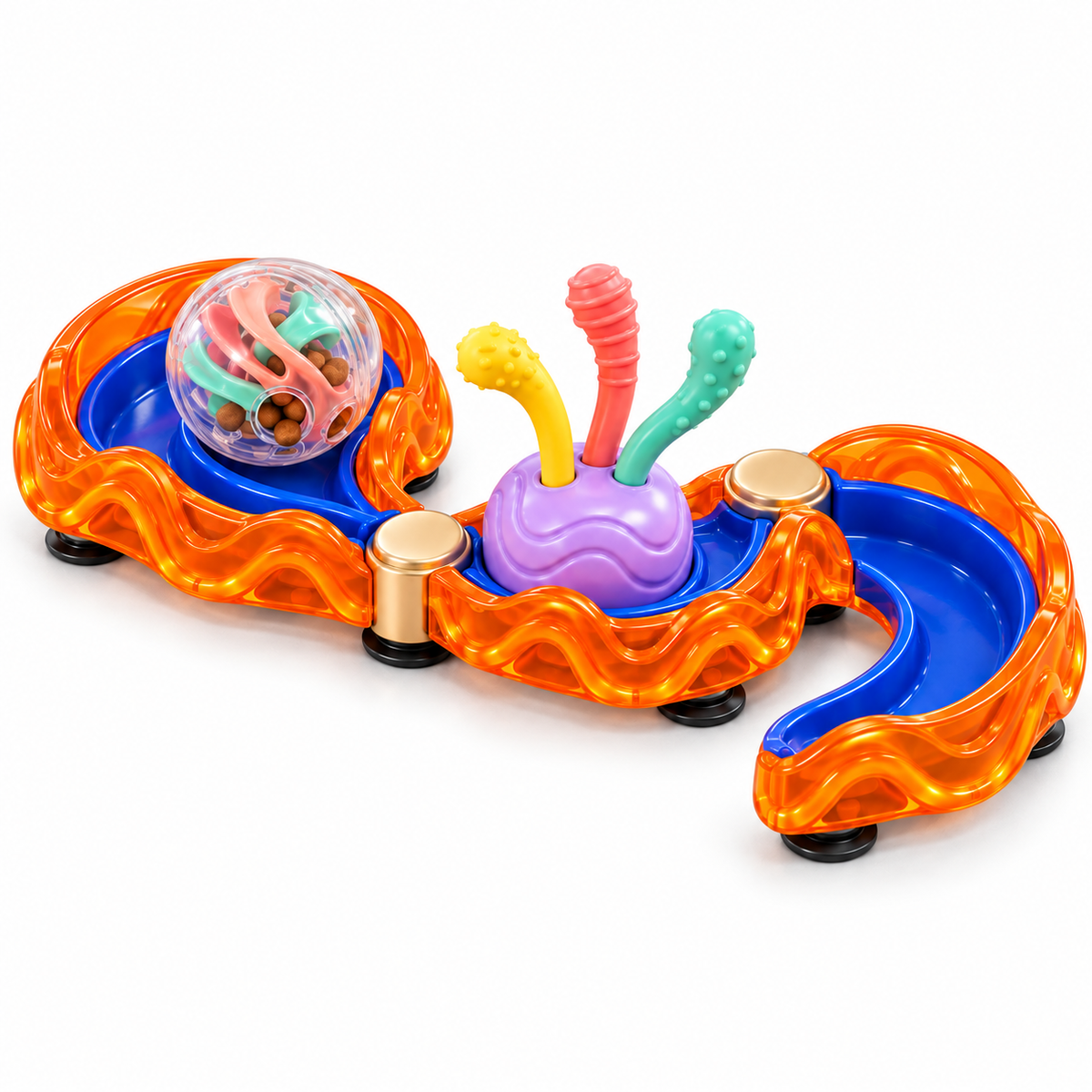 TreatOrbit Multi-Zone Dog Puzzle Track
