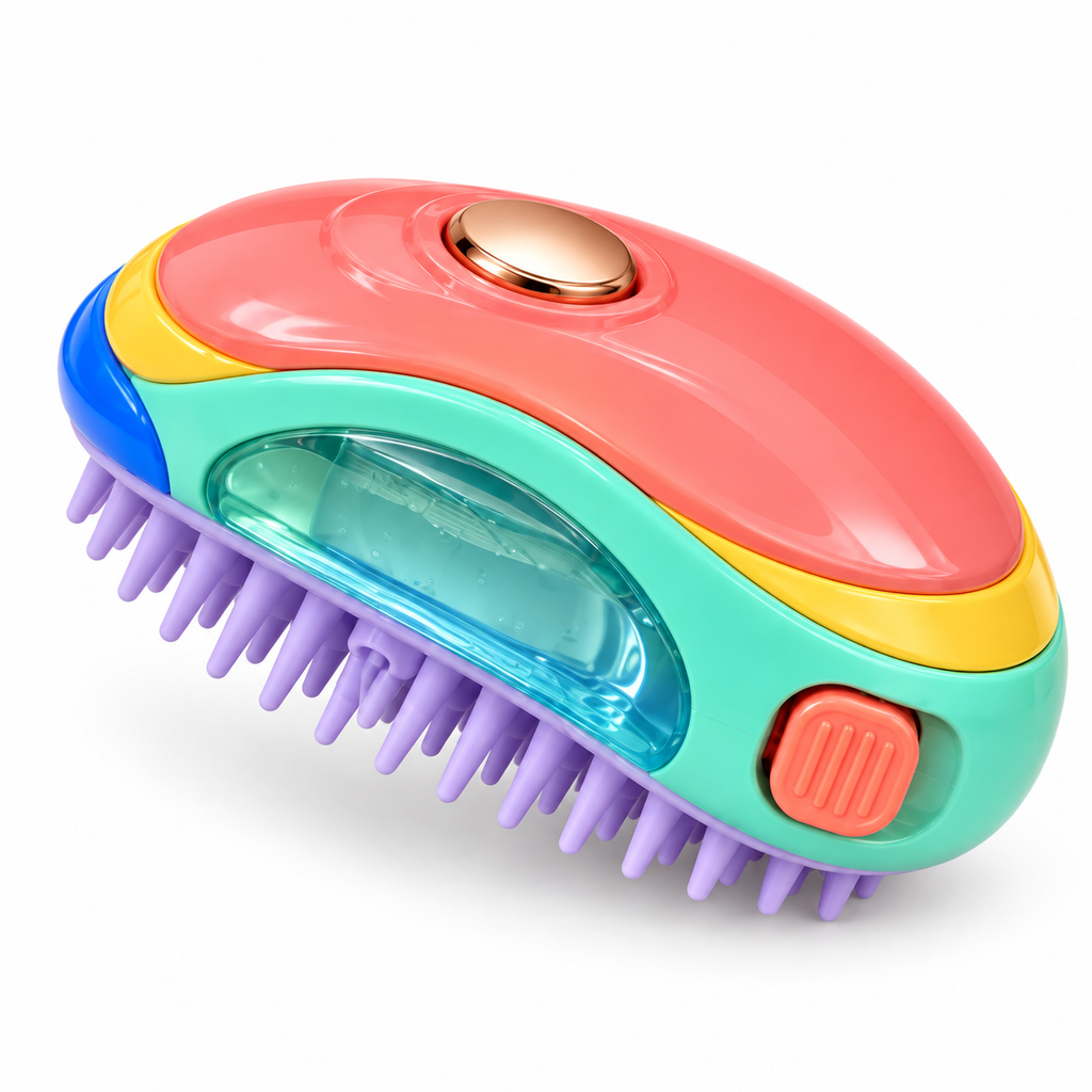 MistGlide 3-in-1 Pet Grooming Brush