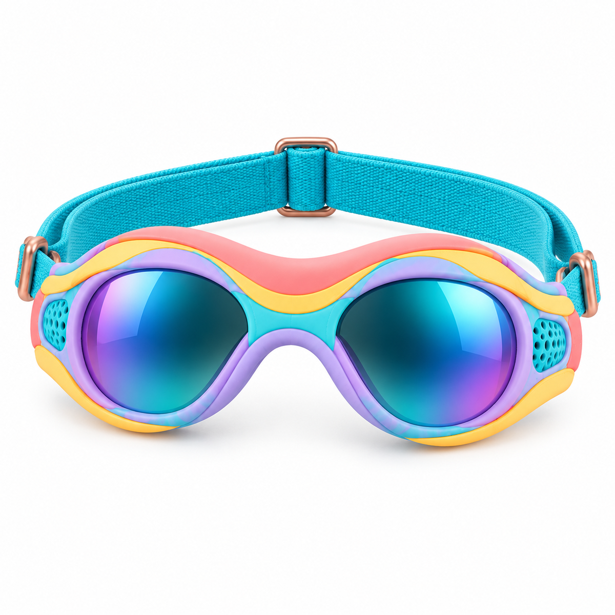 PrismPup Colorful Protective Dog Goggles